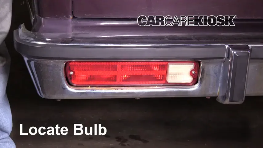 1987 Chevrolet El Camino 5.0L V8 Luces Luz trasera (reemplazar foco)